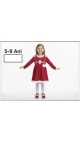 rochie fete craciun 5-8 ani 4/set