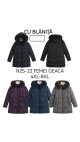 geaca dama cu blana 4xl-8xl 5/set