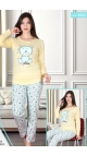 pijama dama Baki S-2xl 100%bumbac 5/set