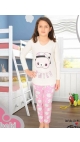 pijama copii 6-14 ani 95% bbc si 5% licra 5/set