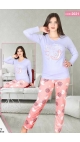 pijama dama s-2xl 5/set