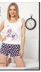 pijama dama baki schort 100% bbc s-xl 4/set