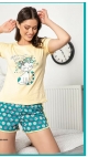 pijama dama baki schort 100% bbc s-xl 4/set