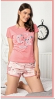 pijama dama baki schort 100% bbc s-xl 4/set