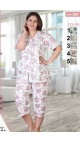 pijama dama baki batal 100% bbc xl-3xl 3/set