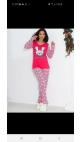 pijama dama Berfin m-2xl 100%bbc 4/set