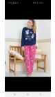 pijama dama Rinda m-2xl 100%bbc 4/set