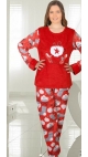 pijama dama cocolino m-2xl 4/set 100% micro 