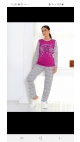 pijama dama berfin 100% bbc m-2xl 4/set