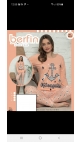 pijama dama berfin 100%bbc s-xl 4/set