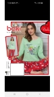 pijama dama baki 100%bbc s-2xl 5/set