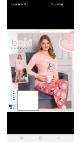 pijama dama baki 100%bbc s-2xl 5/set