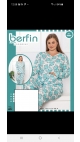 pijama dama berfin batal 100%bbc xl-4xl 4/set