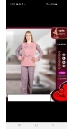 pijama dama baki cocolino 100%micro m-2xl 4/set