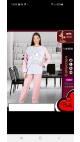 pijama dama baki cocolino 100%micro m-2xl 4/set