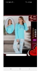 pijama dama baki interlok 100%bbc m-2xl 4/set