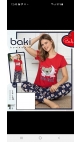 pijama dama baki  100%bbc s-2xl 5/set