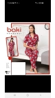 pijama dama baki 100%bbc m-2xl 4/set