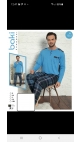 pijama barbati baki 100%bbc s-2xl 5/set