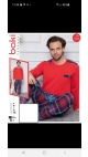 pijama barbati baki 100%bbc s-2xl 5/set