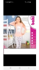 pijama fete 95%bbc, 5%licra 6-14 ani 5/set